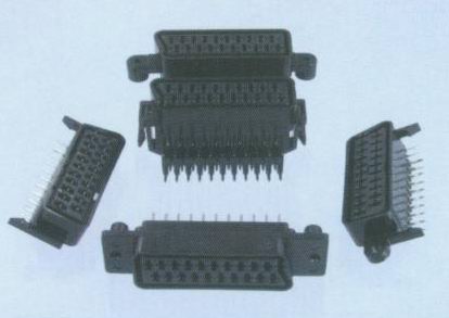 3.81mm SCART 21PIN 板端 母