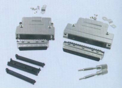 1.27mm SCSI针状 公 铁壳