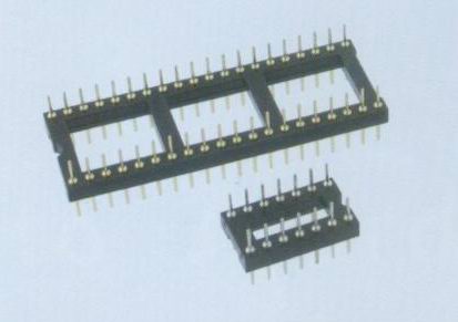 2.54mm 瑞士圆孔IC脚座 双凸型